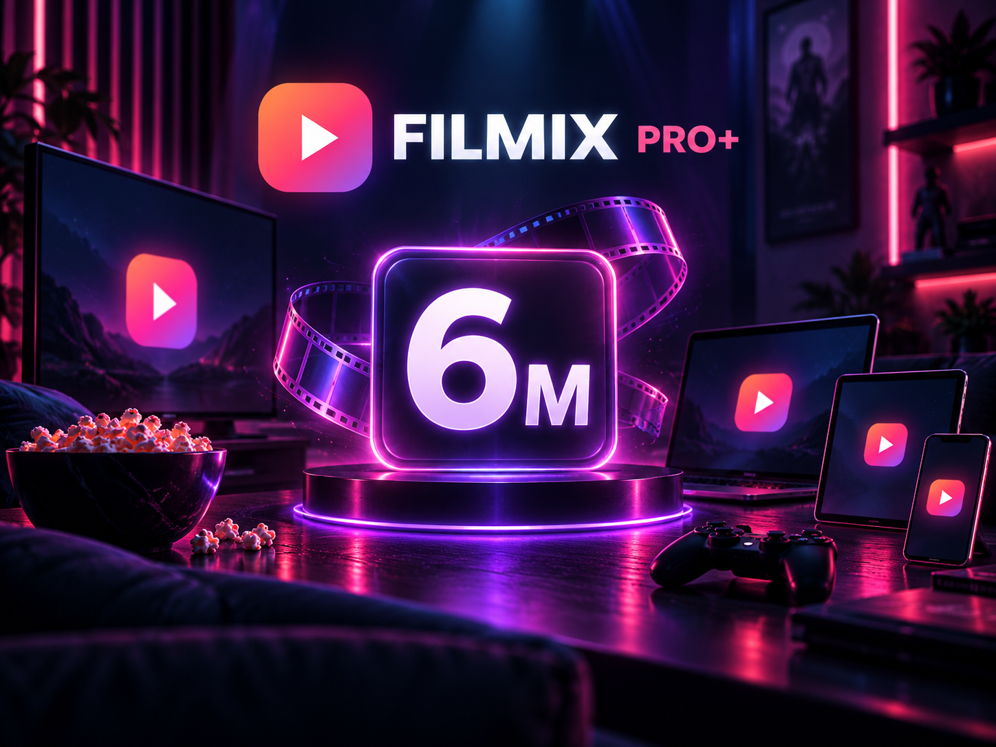 Filmix PRO+ на 6 месяцев