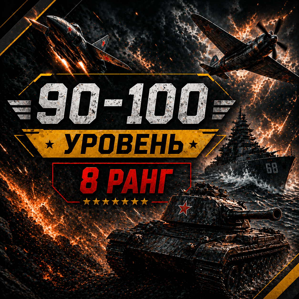 War Thunder 90-100 уровень