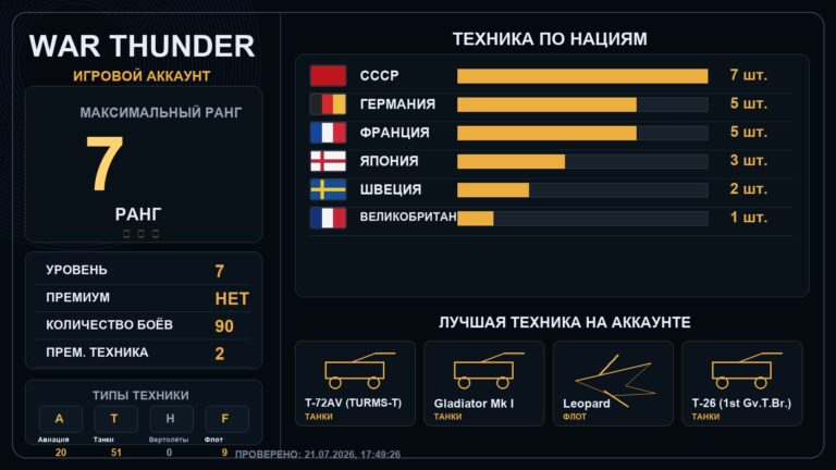 7 ранг x1