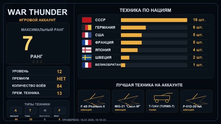 7 ранг x3