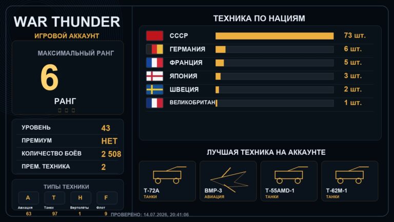 6 ранг x9 / 5 ранг x8