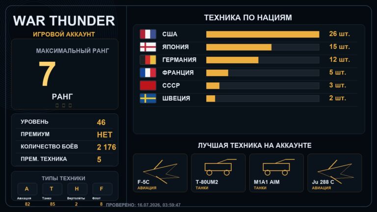 7 ранг x3 / 6 ранг x4