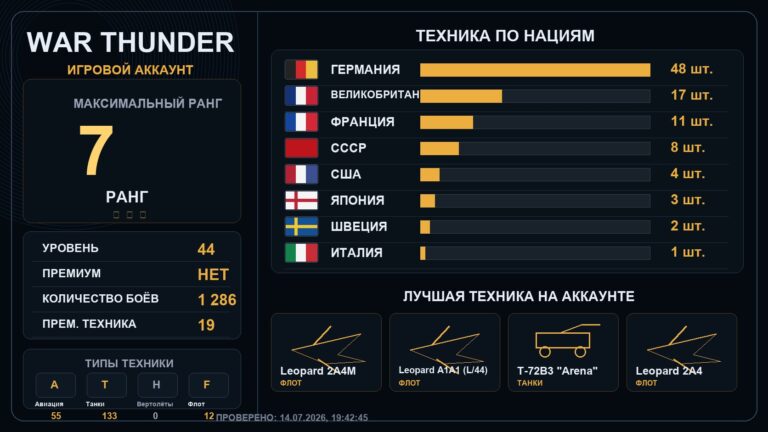 7 ранг x3 / 6 ранг x5