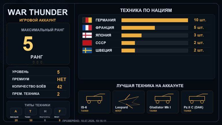5 ранг x1