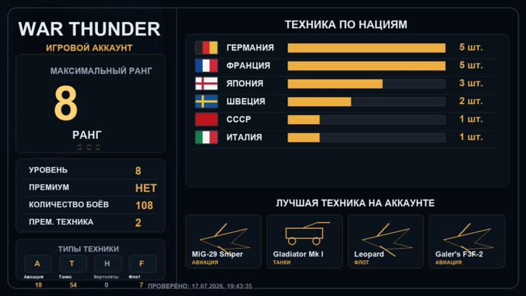 8 ранг x1