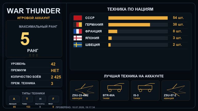 5 ранг x5 / 4 ранг x18