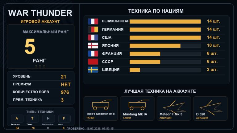 5 ранг x1 / 4 ранг x4