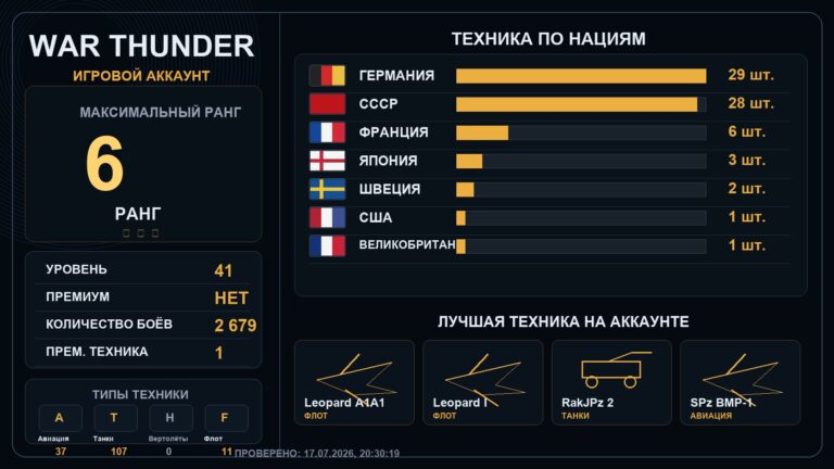 6 ранг x1 / 5 ранг x4