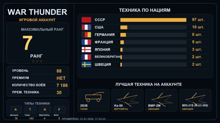 7 ранг x4 / 6 ранг x12
