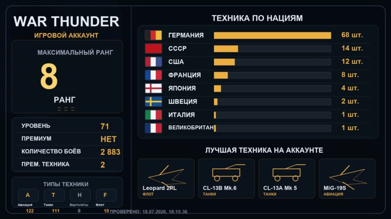 8 ранг x1