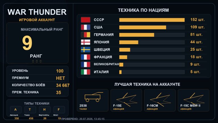 9 ранг x3 / 8 ранг x45
