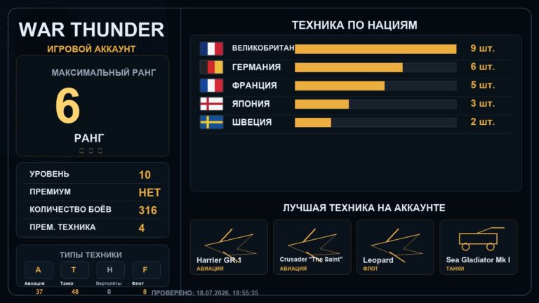 6 ранг x1
