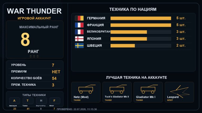8 ранг x1