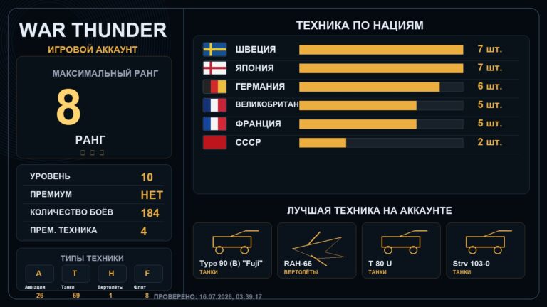 8 ранг x1 / 7 ранг x1