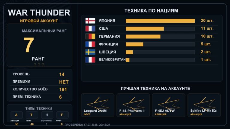 7 ранг x3