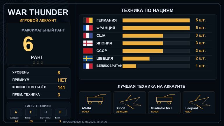 6 ранг x1