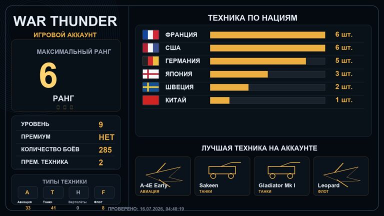 6 ранг x1