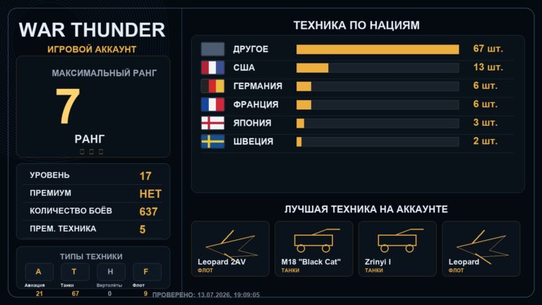 7 ранг x1