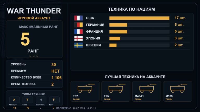5 ранг x4 / 4 ранг x9
