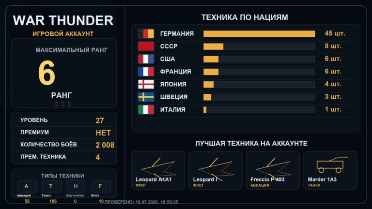 6 ранг x1 / 5 ранг x5
