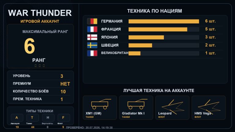 6 ранг x1