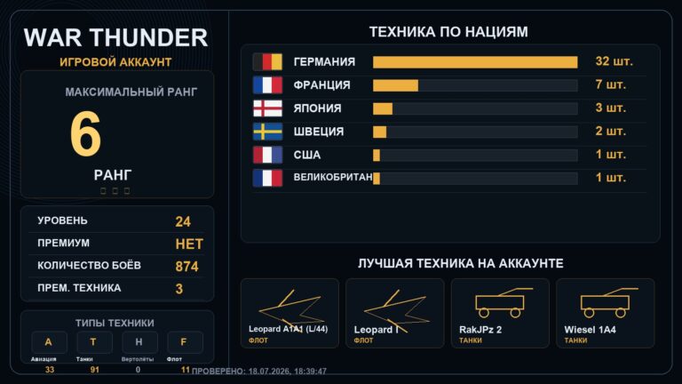 6 ранг x1 / 5 ранг x5