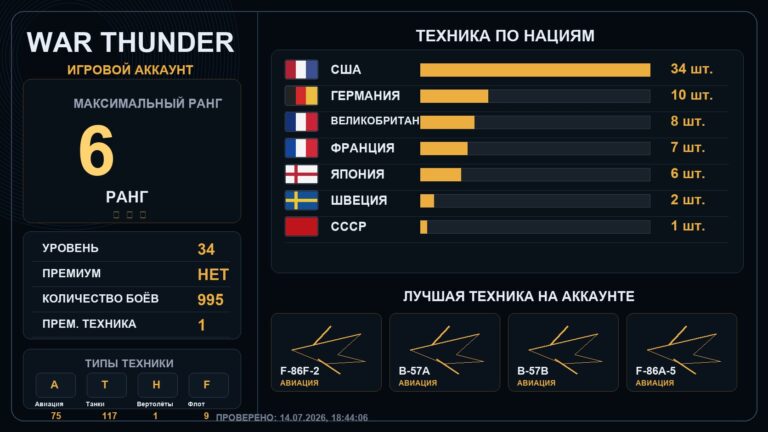 6 ранг x1 / 5 ранг x6