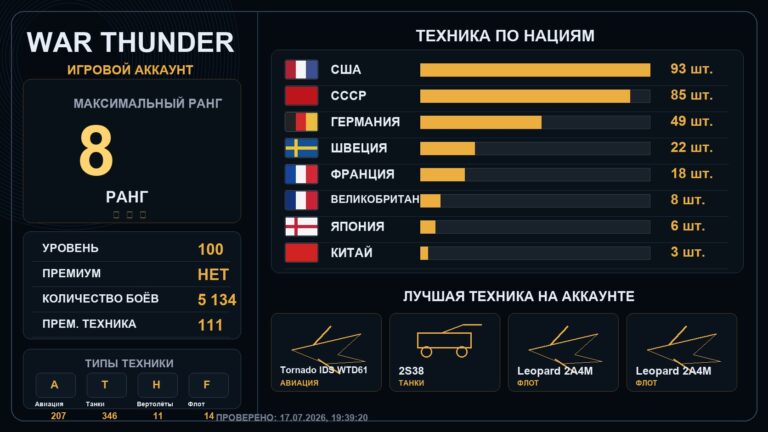 8 ранг x20 / 7 ранг x49