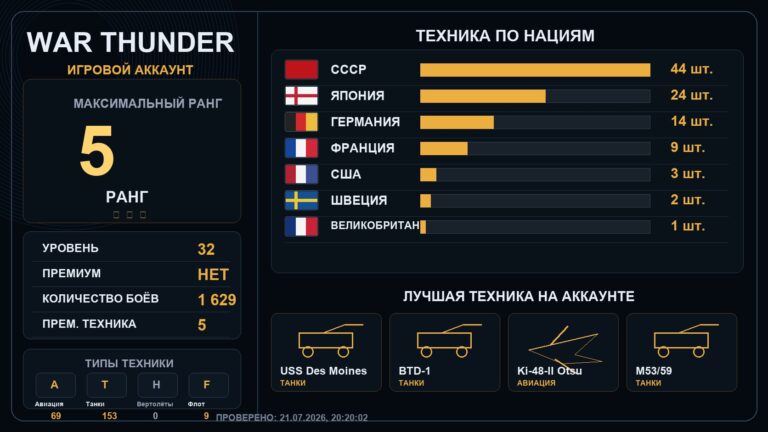5 ранг x1 / 4 ранг x8