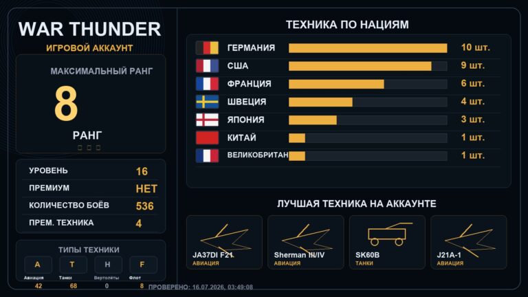 8 ранг x1
