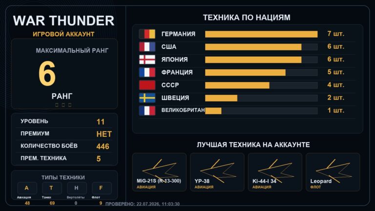 6 ранг x1