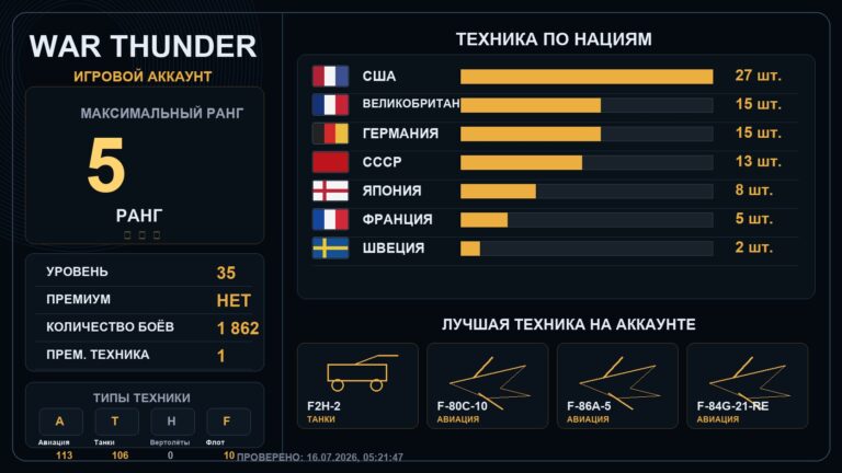 5 ранг x6 / 4 ранг x6