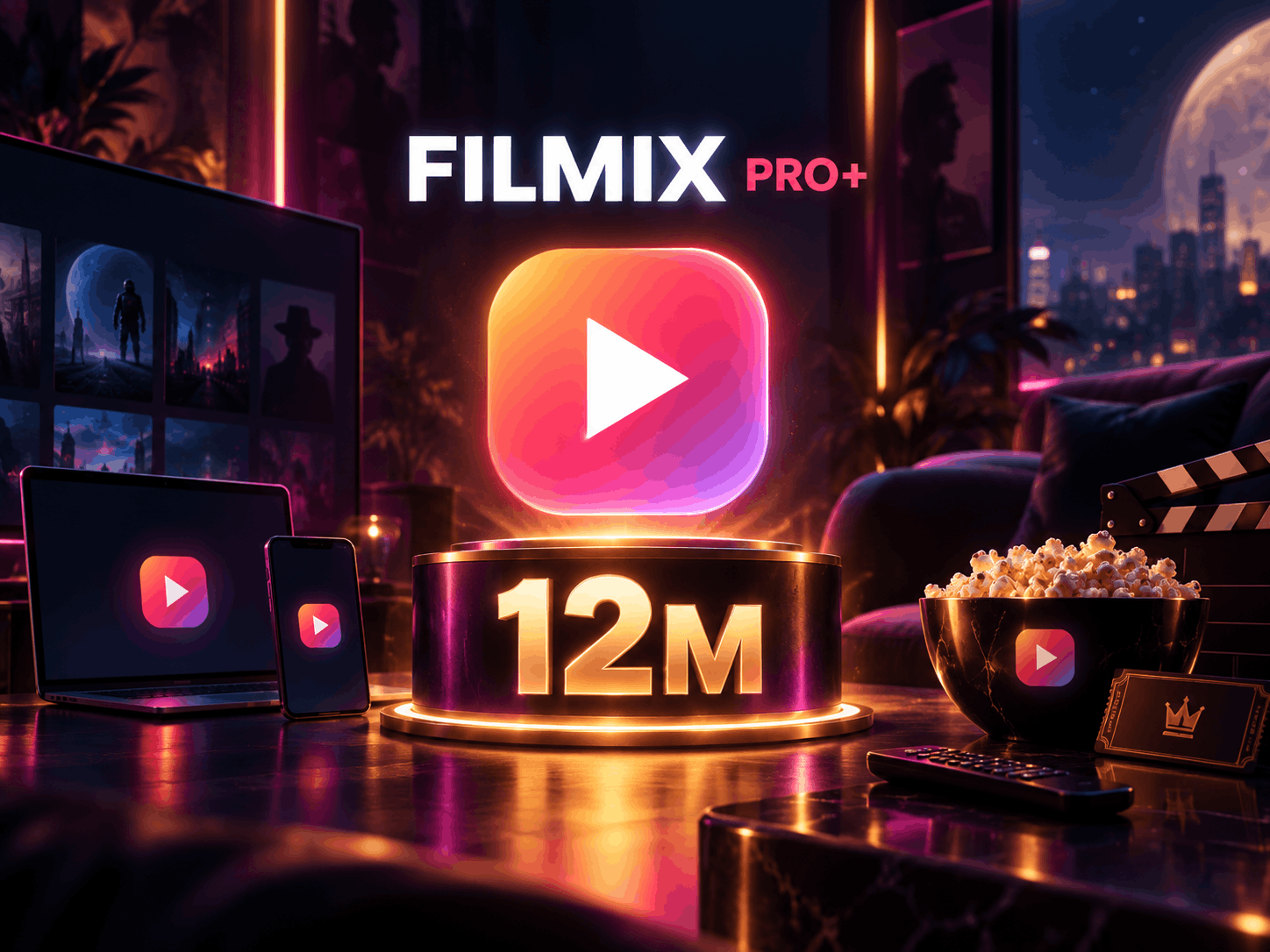 Filmix ПРО+ на 12 месяцев