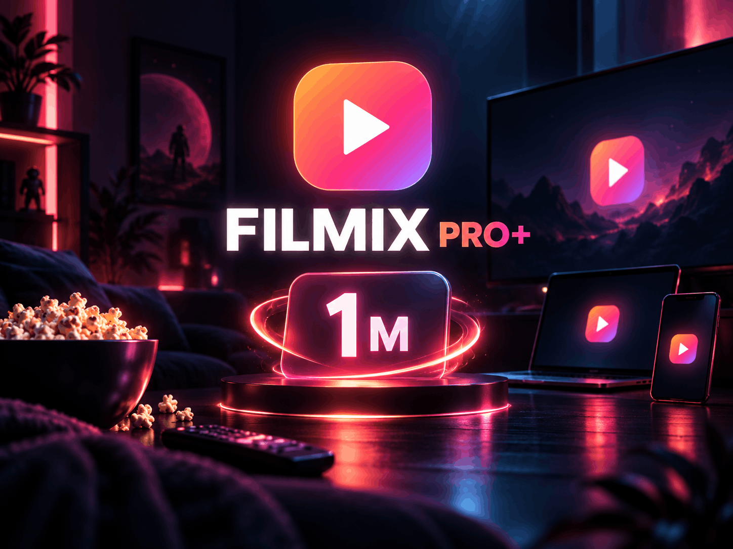 Filmix ПРО+ на 1 месяц