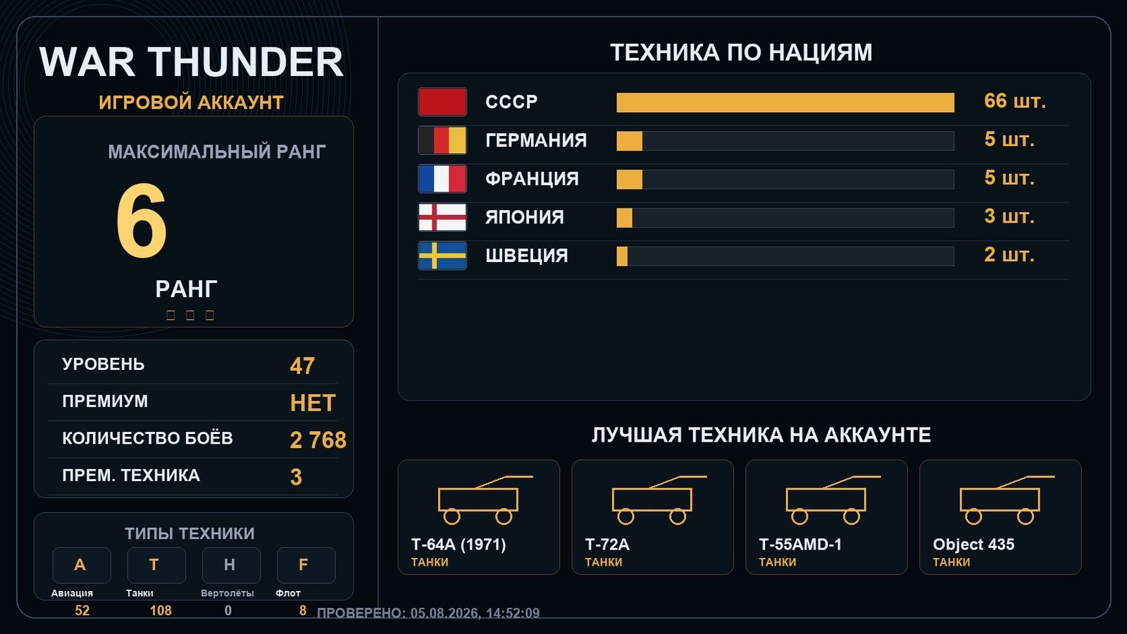6 ранг x8 / 5 ранг x7