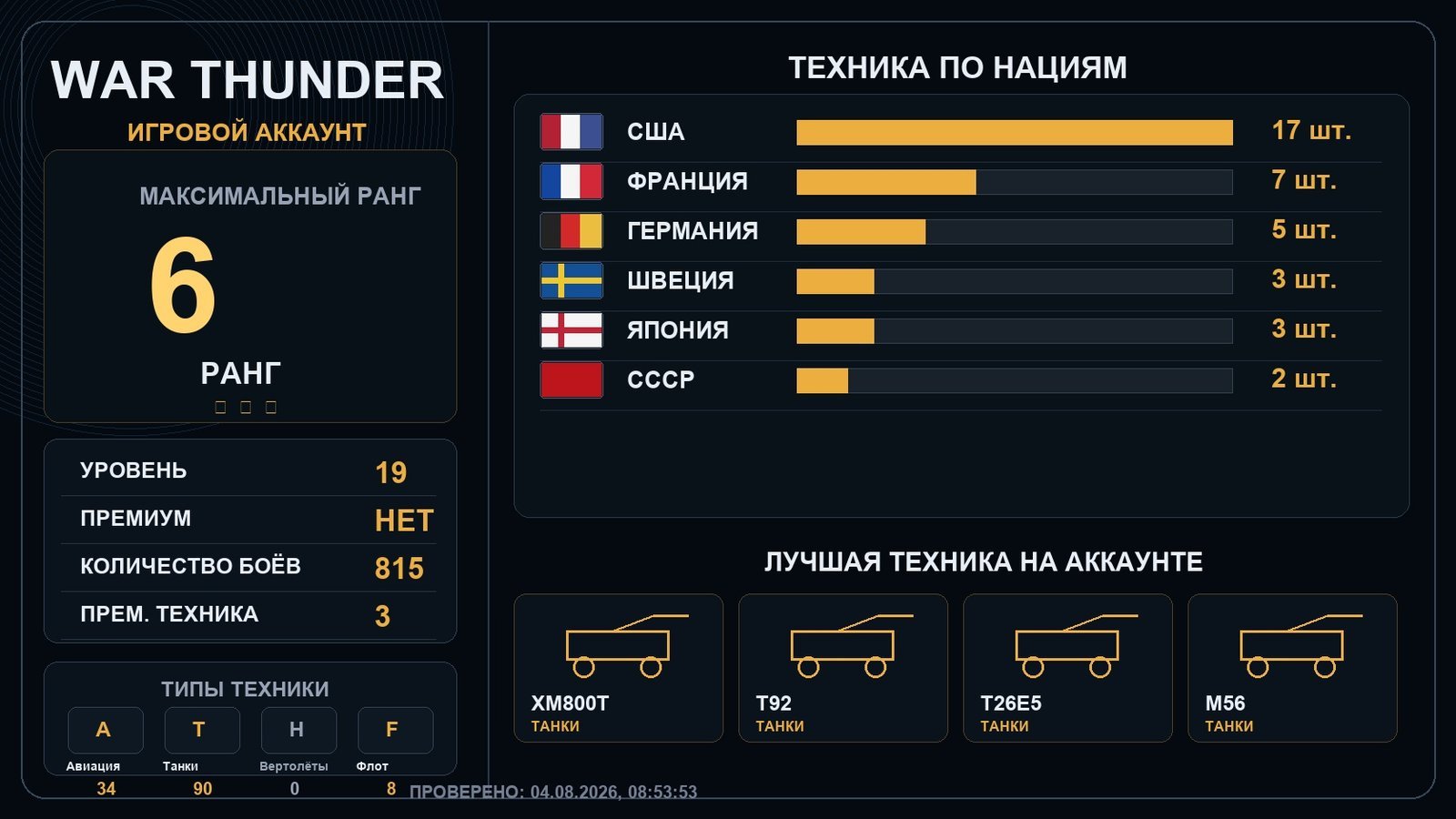 6 ранг x1