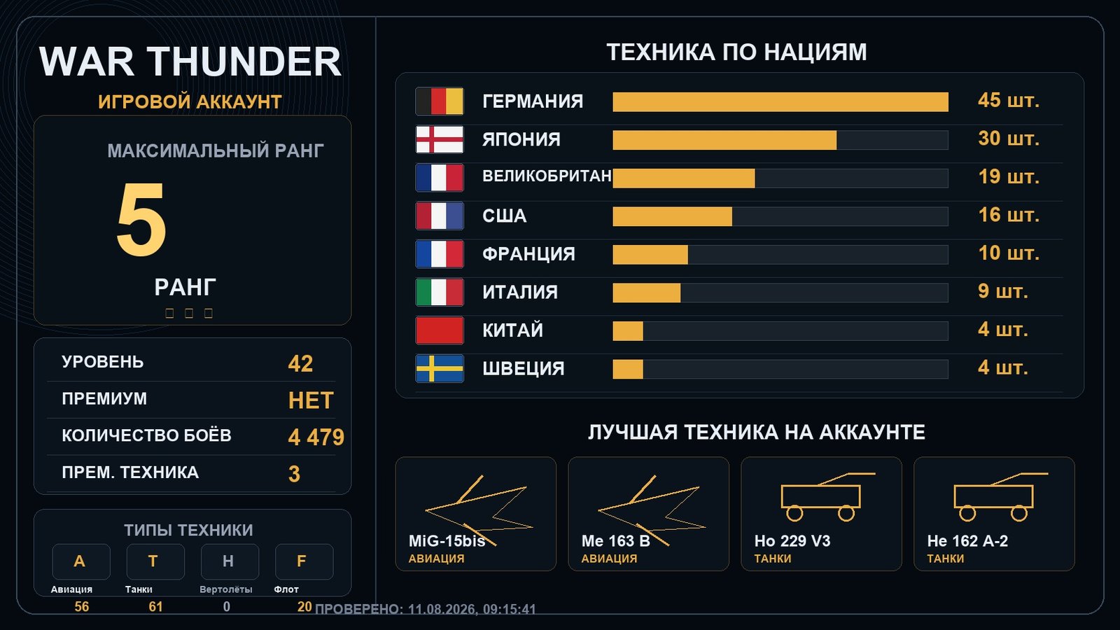 5 ранг x4 / 4 ранг x13