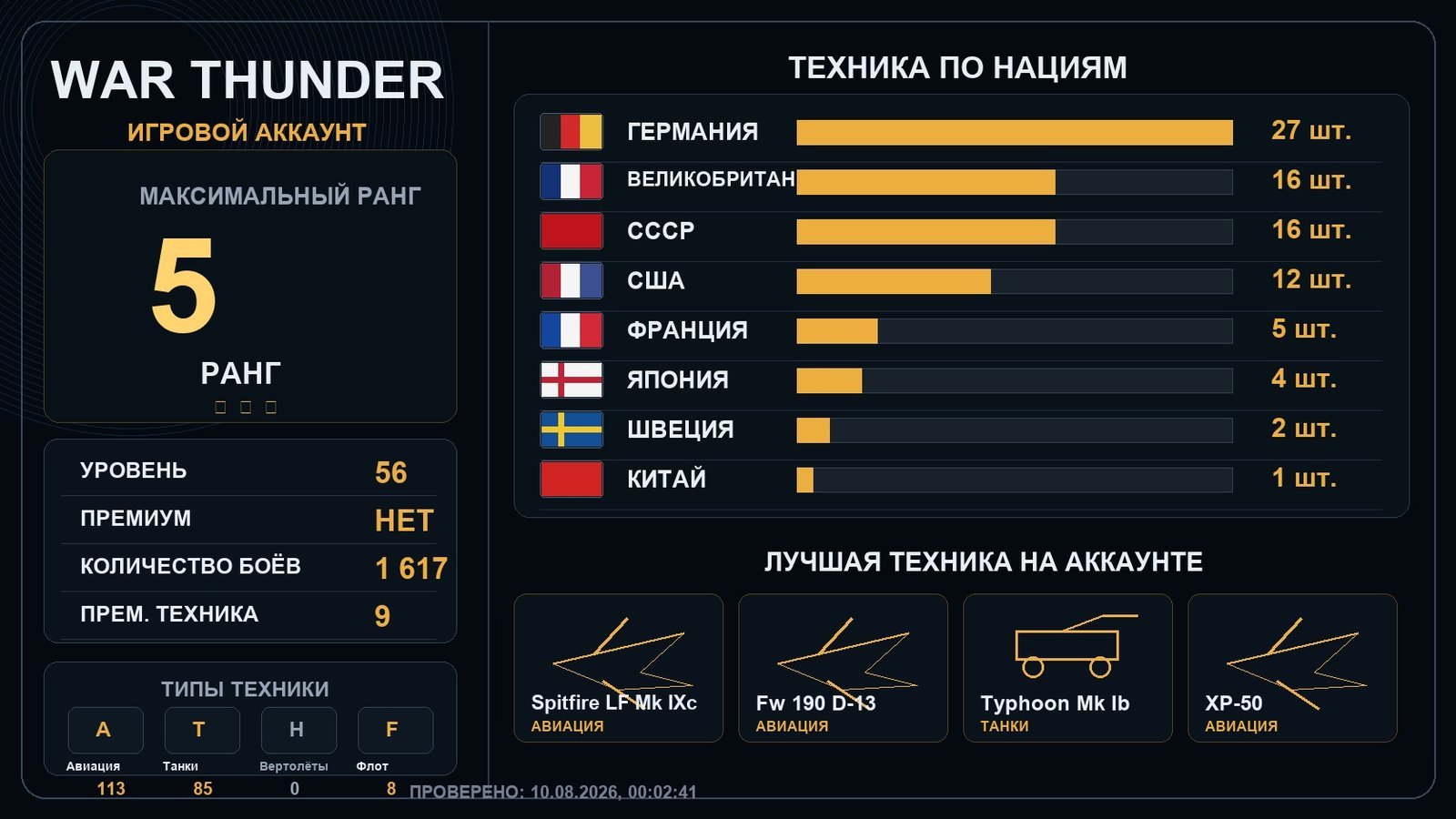 5 ранг x4 / 4 ранг x14