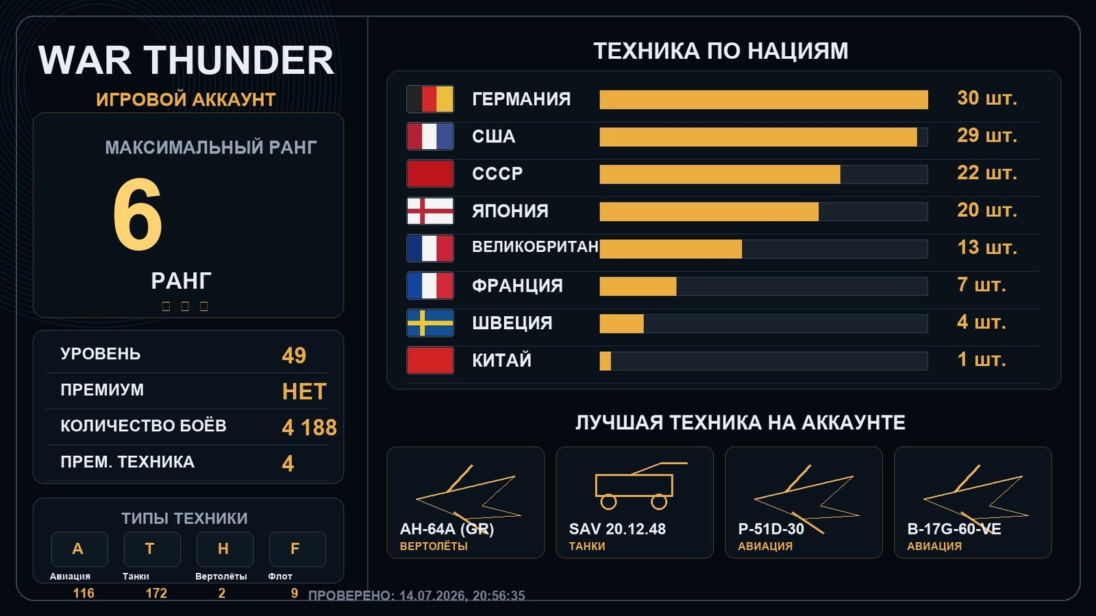 6 ранг x1