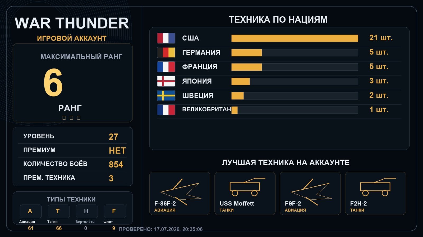 6 ранг x1 / 5 ранг x6