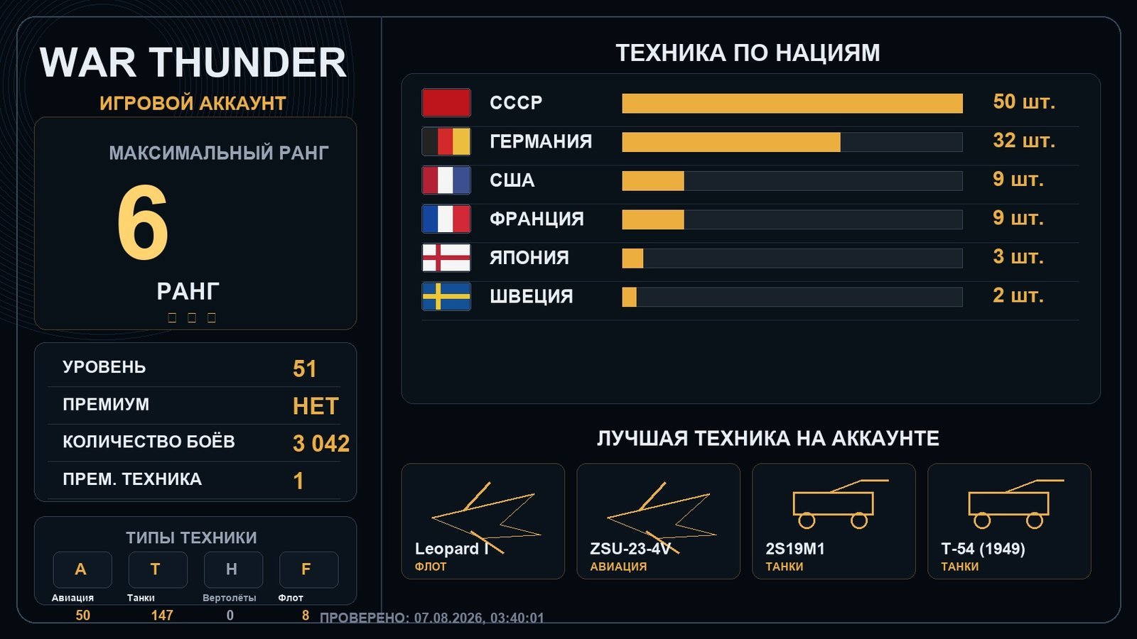 6 ранг x1 / 5 ранг x19