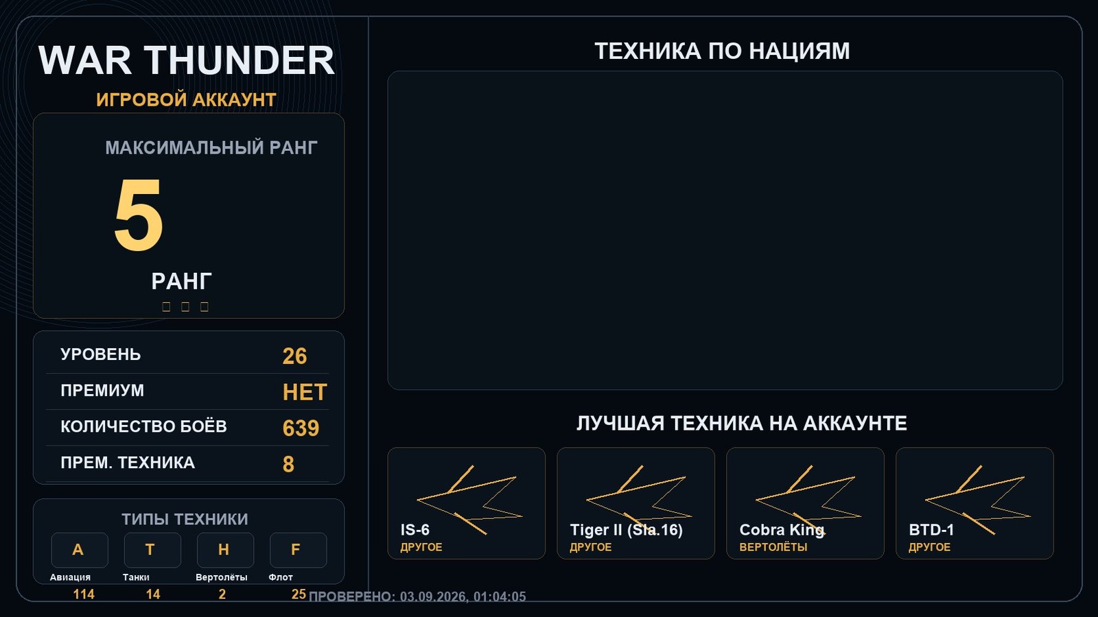 5 ранг x6 / 4 ранг x4